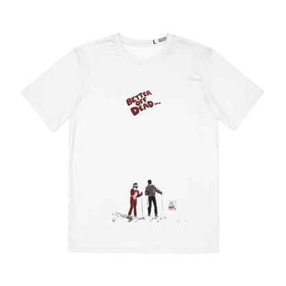 Better Off Dead K12 snow scene minimilist polyester T-Shirt