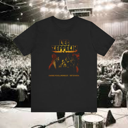 Led Zeppelin Tour Tee — Empire Pool Wembley Concert Shirt