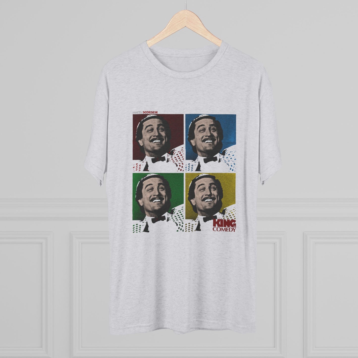 The King of Comedy Robert Deniro french film poster tri-blend soft T-Shirt