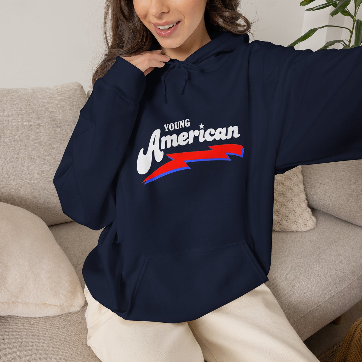 Young American Bowie inspired Hoodie