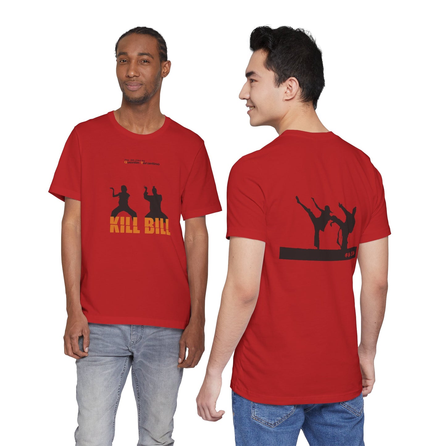 Kill Bill Silhouette T-Shirt — Martial Arts Retro Movie Tee