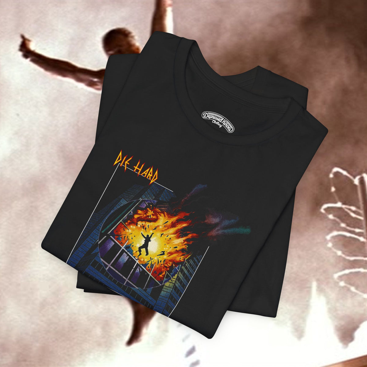Die Hard × Def Lep — Pyromania (Tee)
