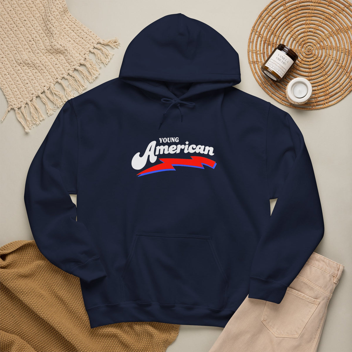 Young American Bowie inspired Hoodie