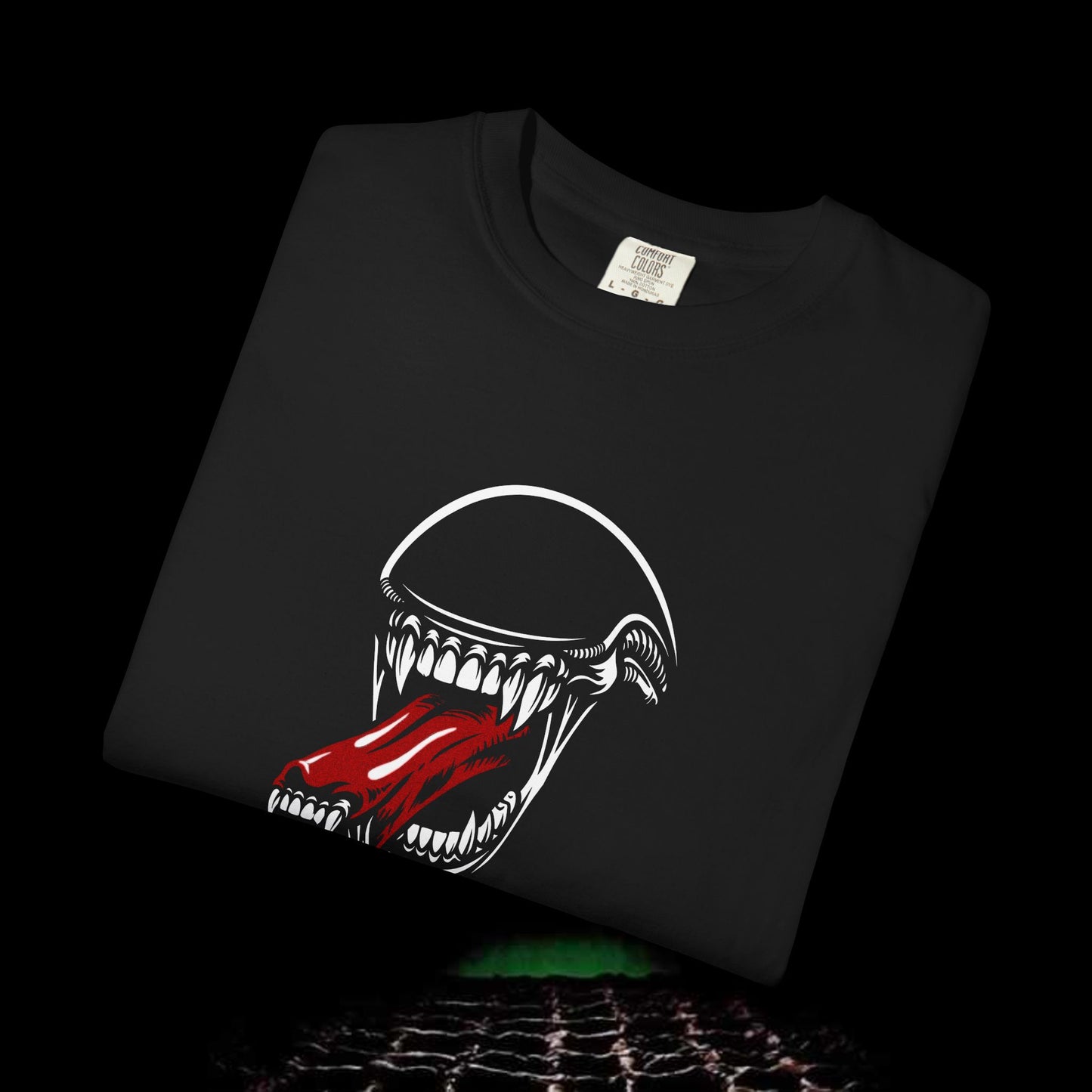 Alien meets the Stones - iconic tongue logo T-Shirt