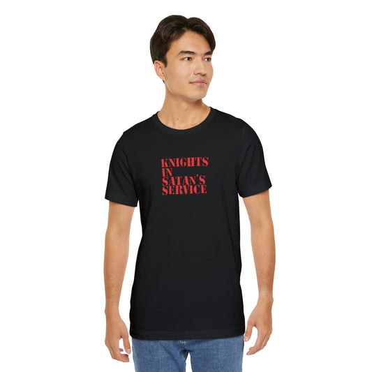Knights in Satan’s Service embroidered T-Shirt