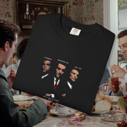 Goodfellas Japanese Poster T-shirt | Martin Scorsese Gangster Film Artwork