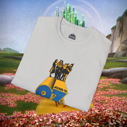Wizard of Oz Characters Retro Logo T-Shirt | Dorothy Scarecrow Tin Man Lion