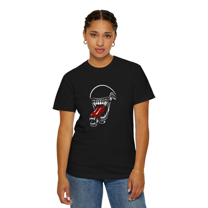 Alien meets the Stones - iconic tongue logo T-Shirt