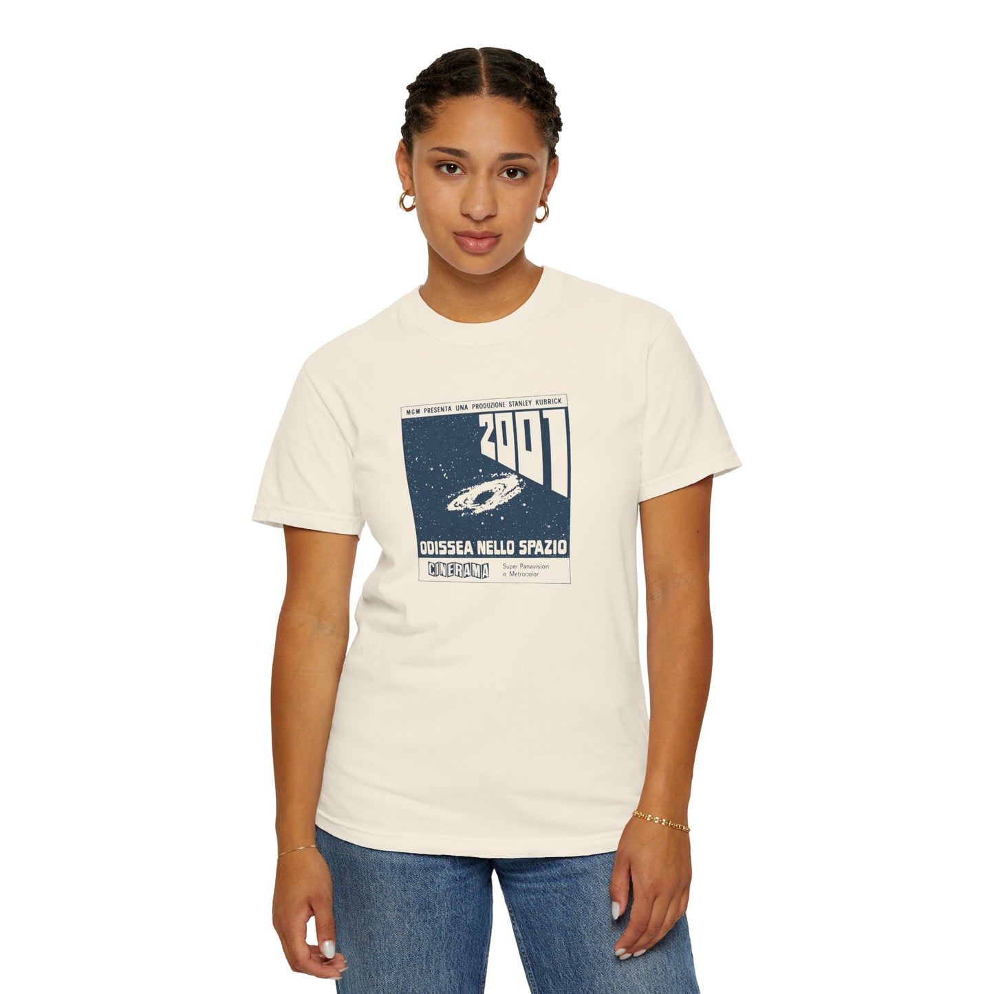 2001: A Space Odyssey Poster T-Shirt | Vintage 1968 Italian Film Art