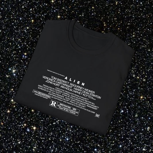 ALIEN 1979 billing block credits Ridley Scott Sigourney Weaver