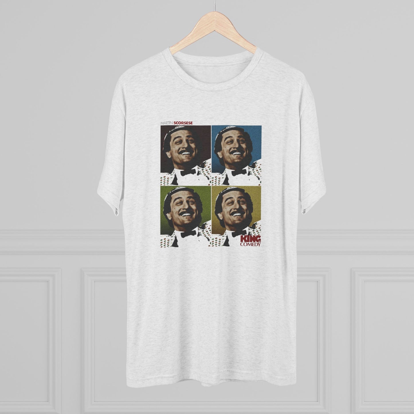 The King of Comedy Robert Deniro french film poster tri-blend soft T-Shirt