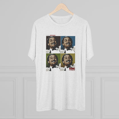 The King of Comedy Robert Deniro french film poster tri-blend soft T-Shirt