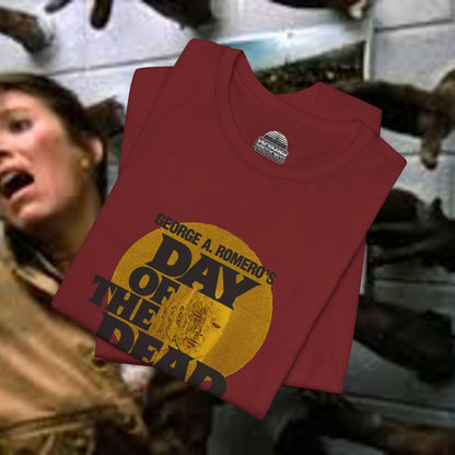 Day of the Dead T-Shirt George Romero Bub Sarah Horror Movie Tee gray & cardinal