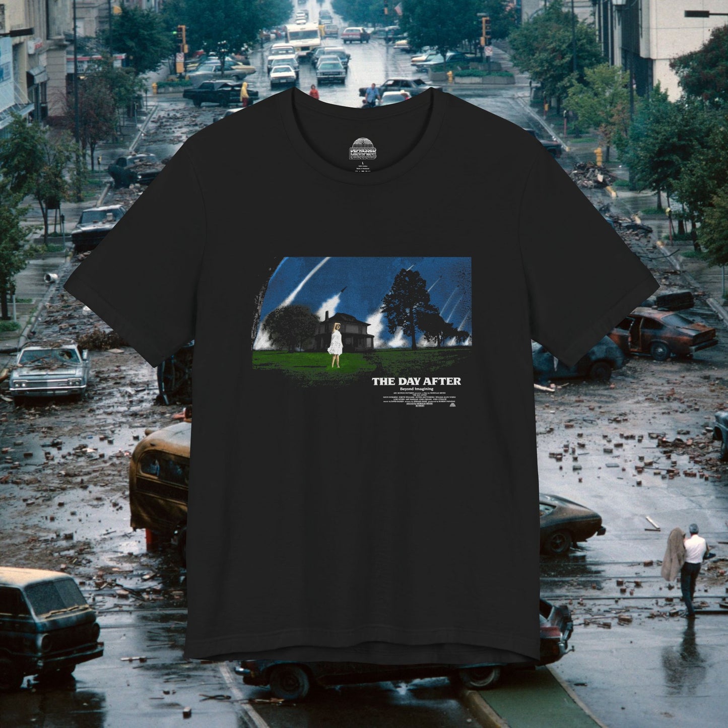 The Day After 1983 T-Shirt | 80s TV Movie Nostalgia | Cold War Gen X Trauma Retro 1980s Pop Culture Shirt