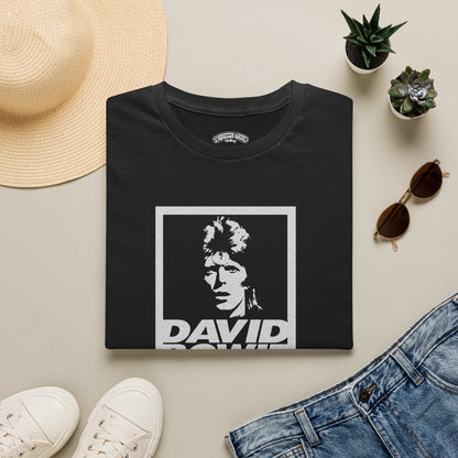 Bowie Moonage Daydream 1972 tour black and white T-Shirt