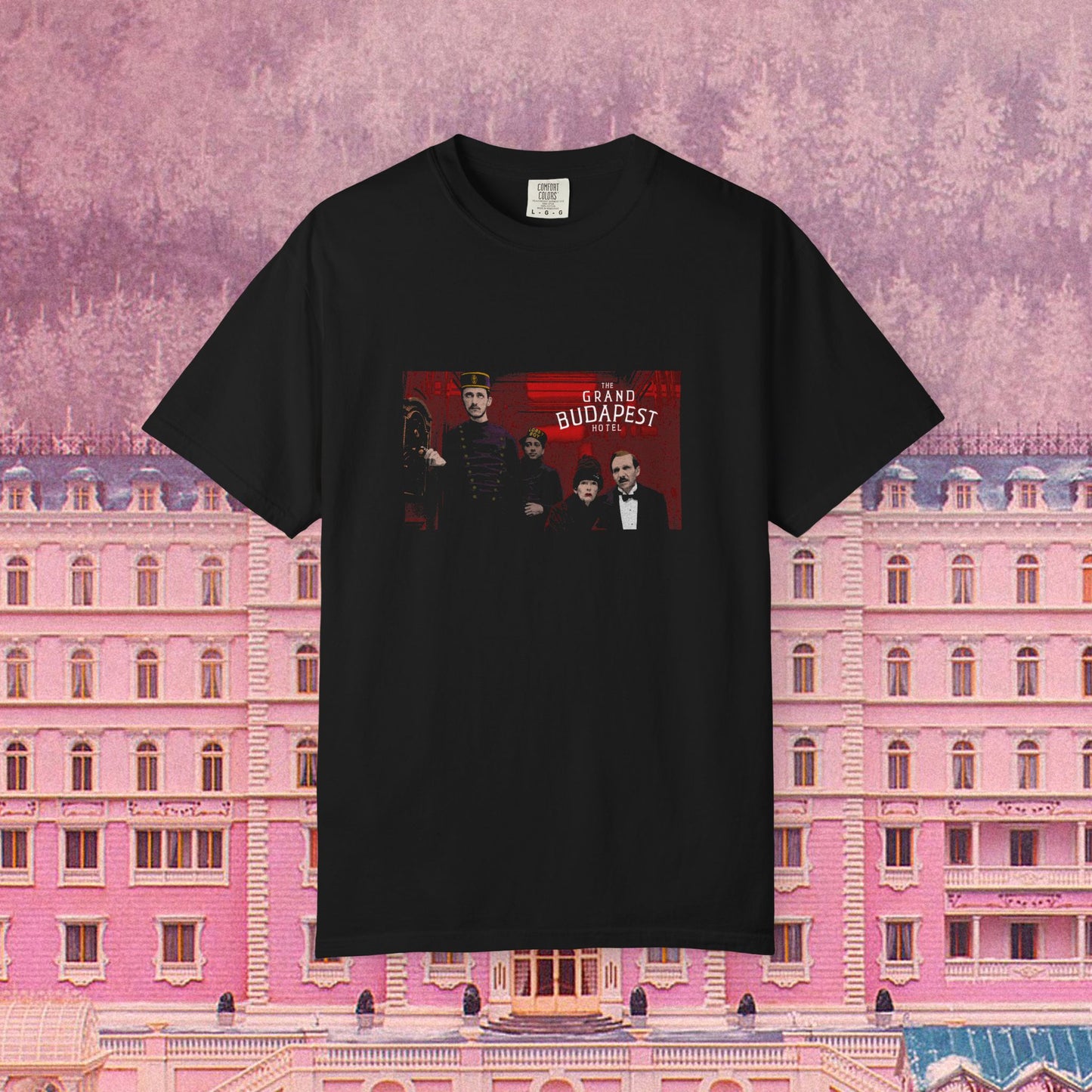 Grand Budapest Hotel Cast Graphic T-Shirt