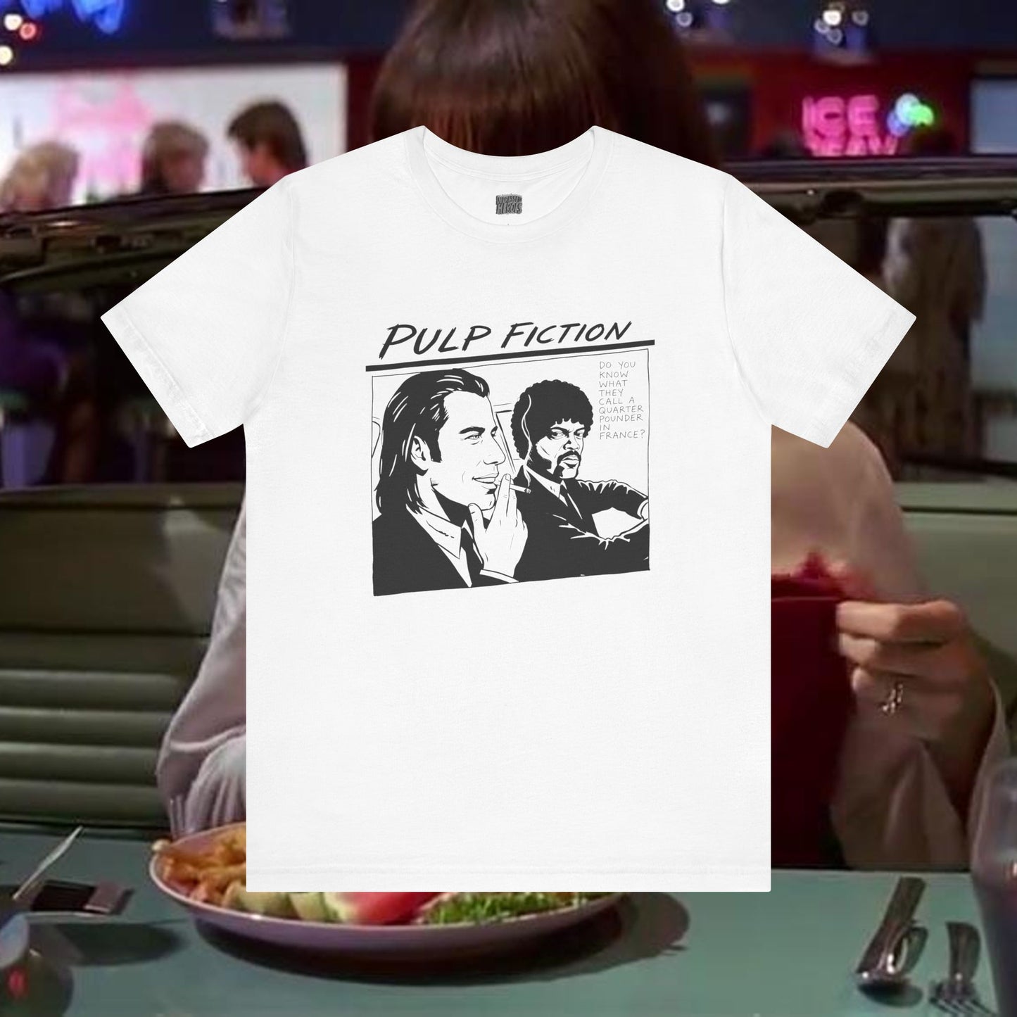Pulp Fiction meets Sonic Youth mash up T-Shirt | Tarantino