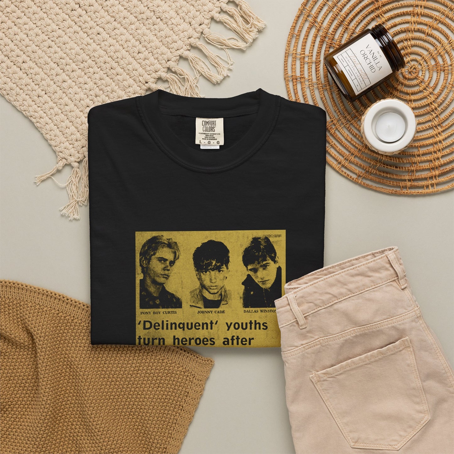 The Outsiders 'Delinquent Youth' double sided T-Shirt