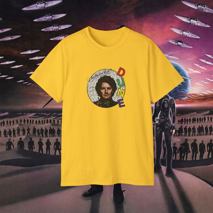 DEVO meets DUNE - David Lynch meets the Mothersbaugh's double sided film music T-Shirt
