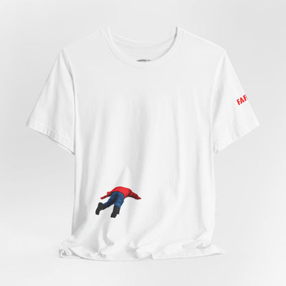 Fargo minimalist design, with title on sleeve  t-shirt