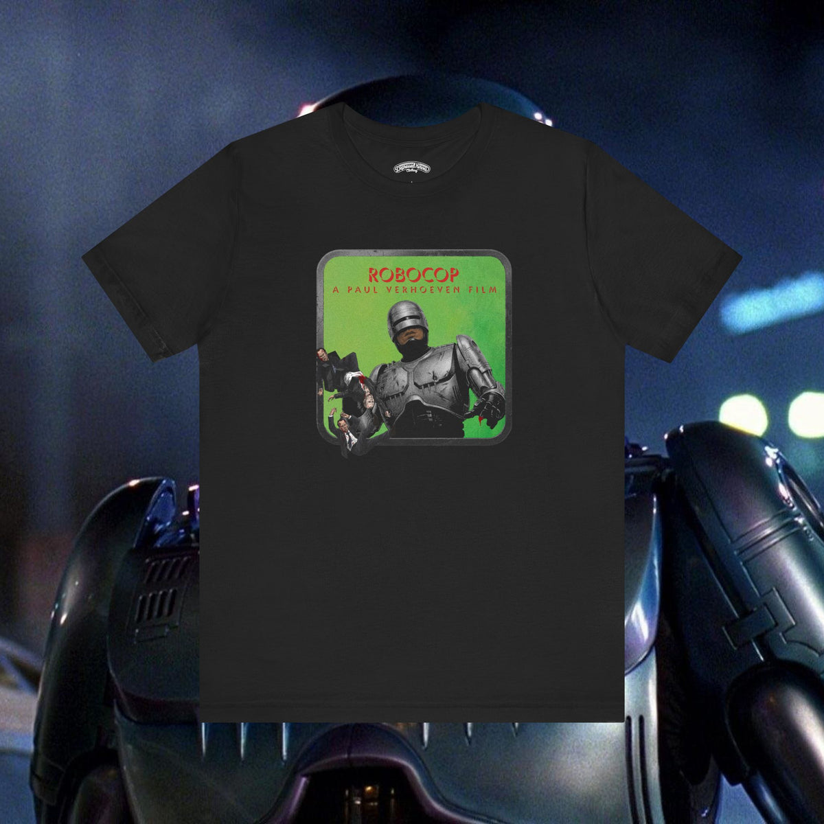 Robo Cop meets Queen's News of the World mash up T Shirt
