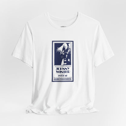 Johnny Winter with Foghat vintage style T-Shirt