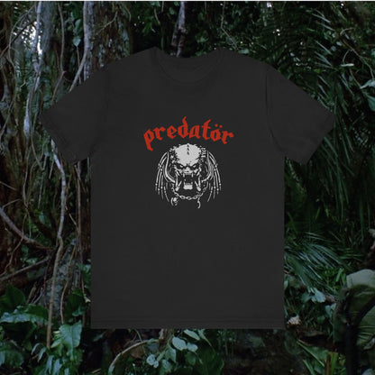 Motorhead x Predator Heavy Metal Sci-Fi Cult Film Horror MashupT- Shirt