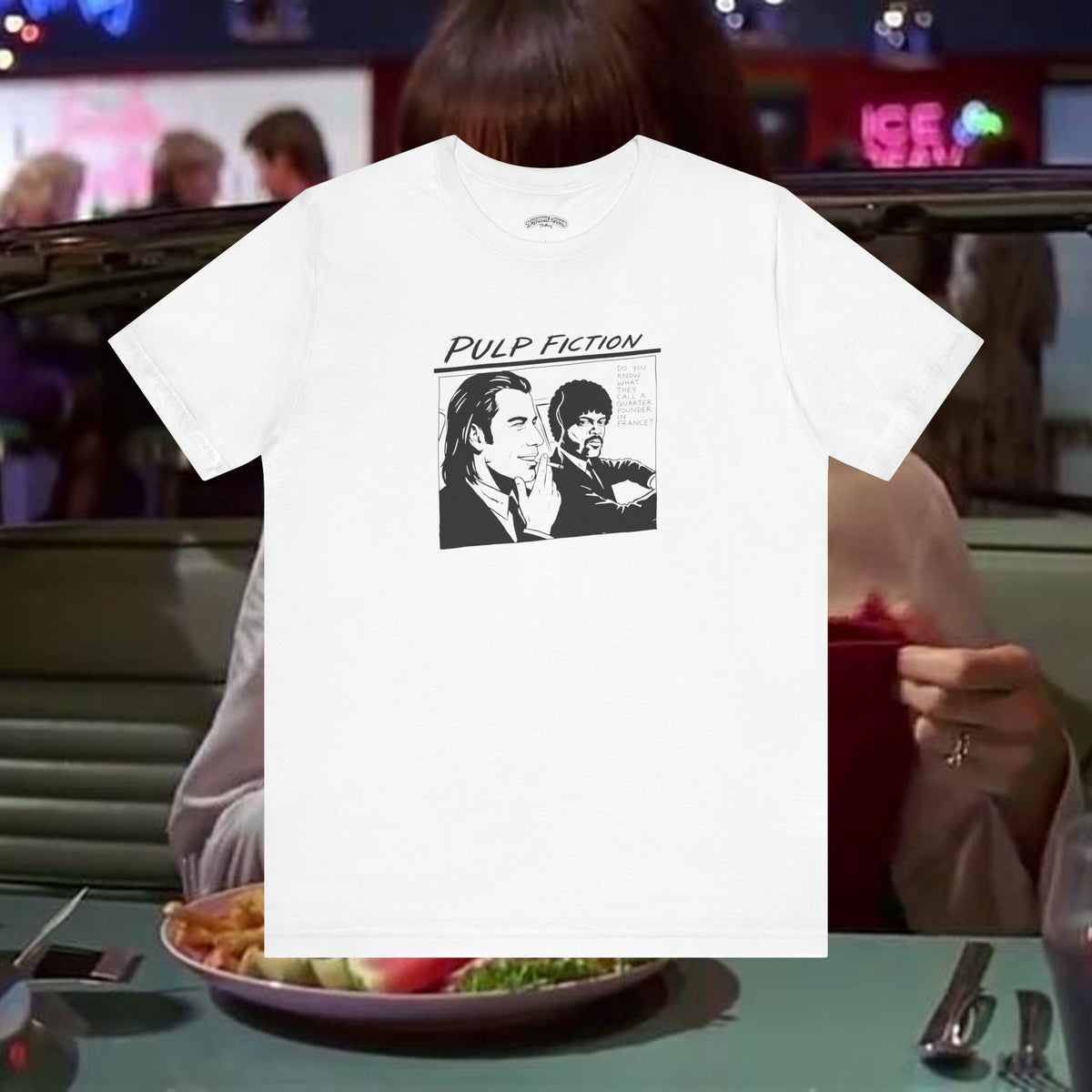 Pulp Fiction meets Sonic Youth mash up T-Shirt | Tarantino