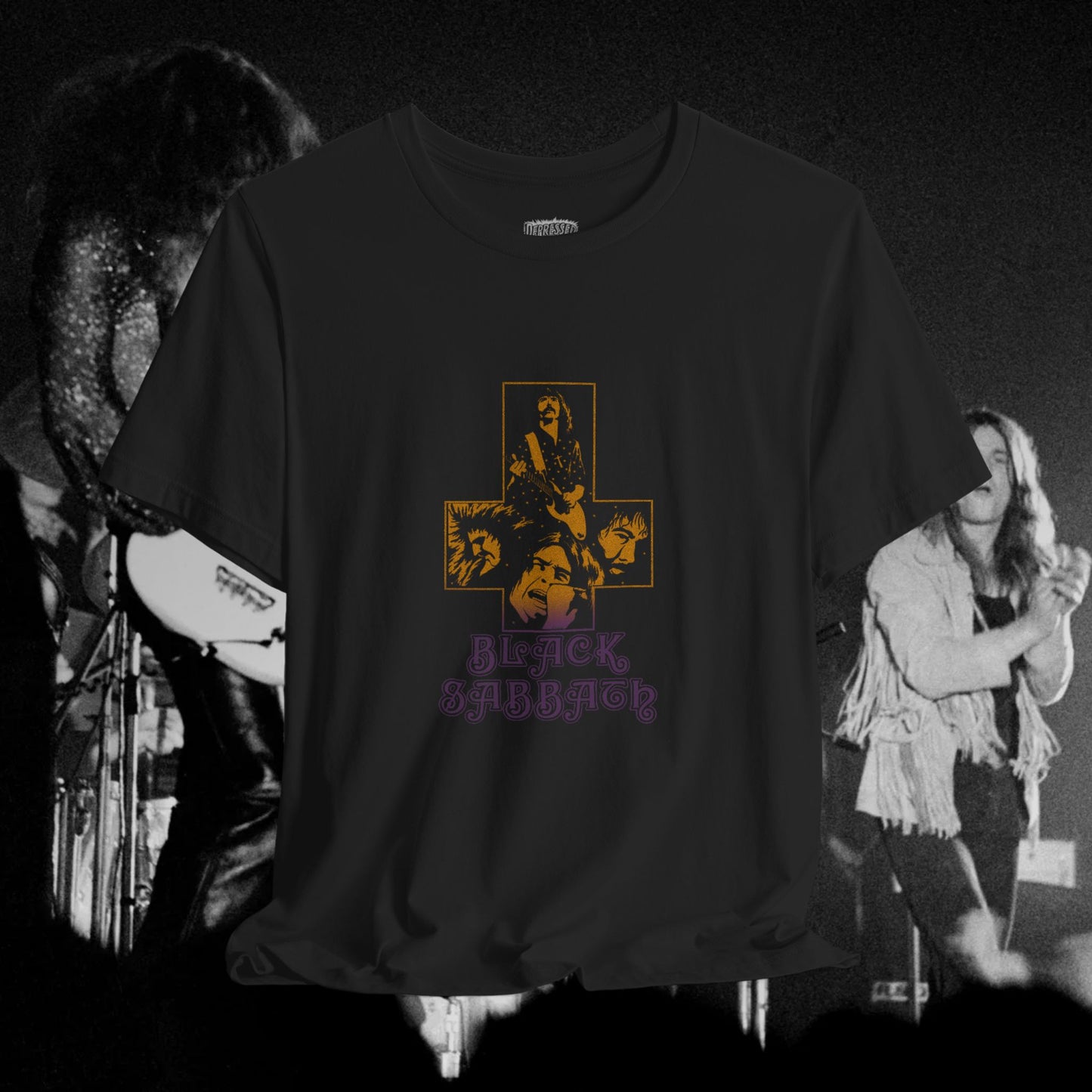 Sabbath upside cross vintage rock ad t-shirt