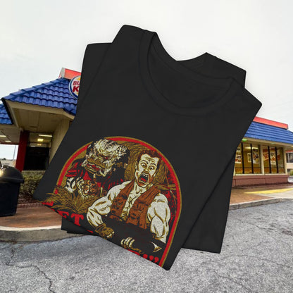 Get to the Whopper! 1987 Predator Schwarzenegger promotion T-Shirt