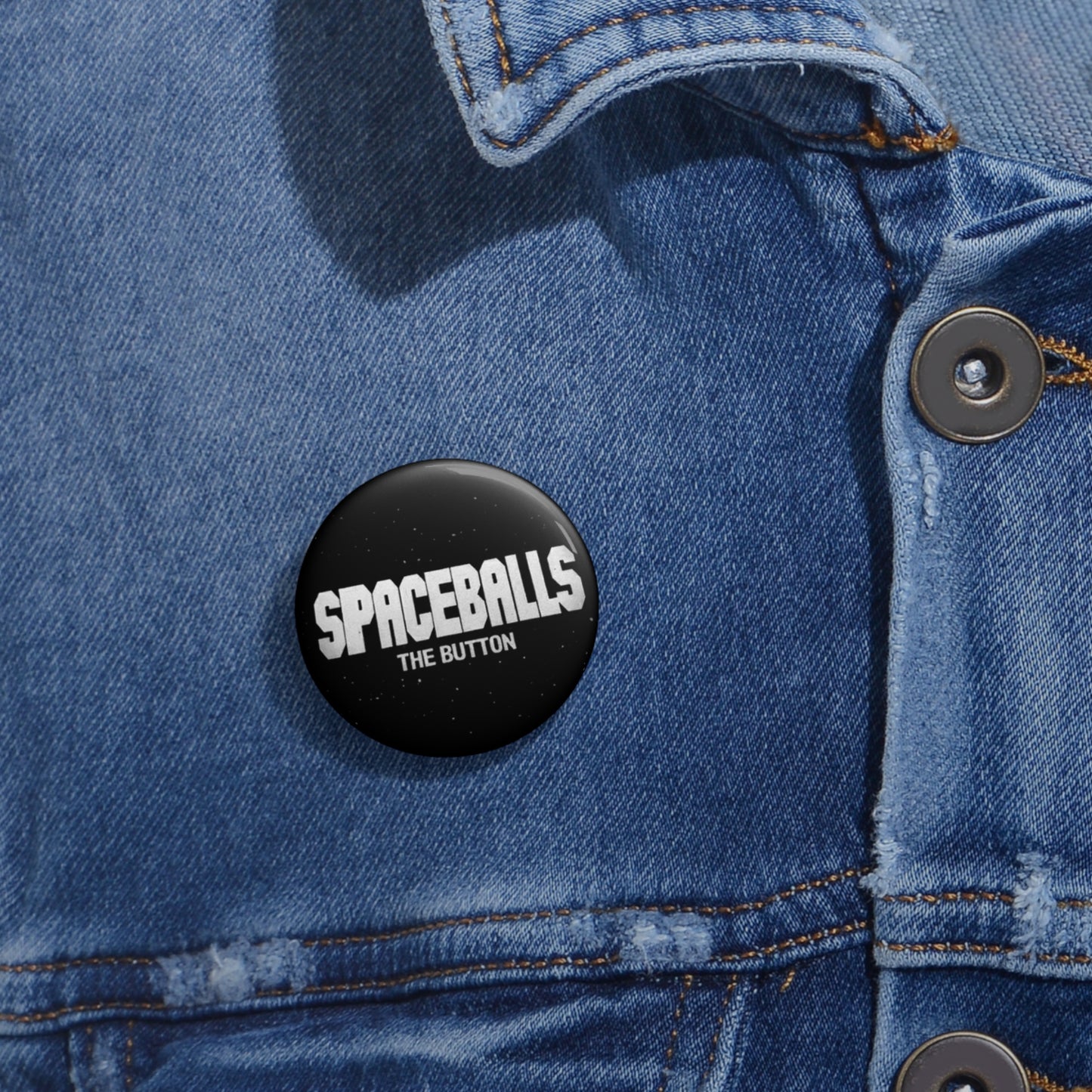 Spaceballs 'The Button' pin button faithful reproduction from the original