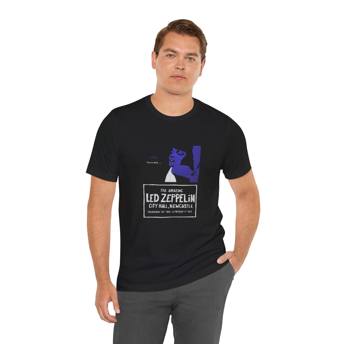 Zep City Hall Newcastle Concert T-Shirt