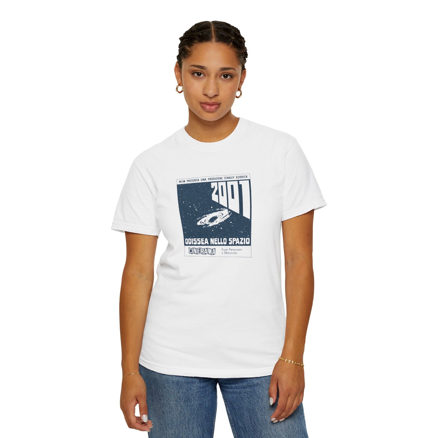 2001: A Space Odyssey Poster T-Shirt | Vintage 1968 Italian Film Art
