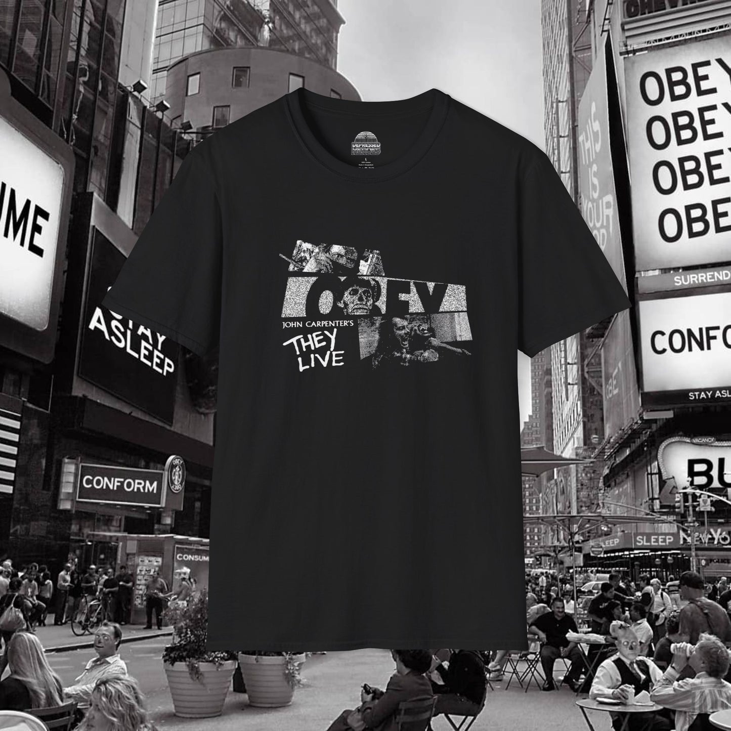 They Live John Carpenter's masterpiece graphic tshirt