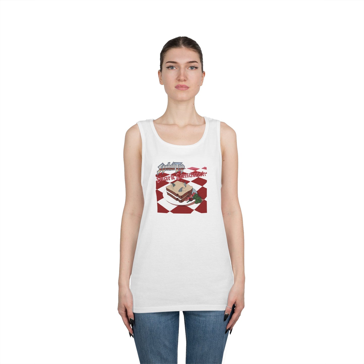 Spinal Tap Shark Sandwich Tank Top
