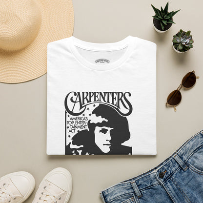 Carpenters Vintage Band T-Shirt – Retro Portrait Graphic Tee
