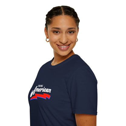 Bowie Young American vintage style navy T-Shirt