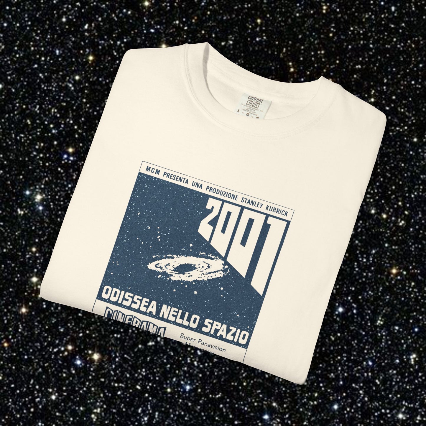 2001: A Space Odyssey Poster T-Shirt | Vintage 1968 Italian Film Art