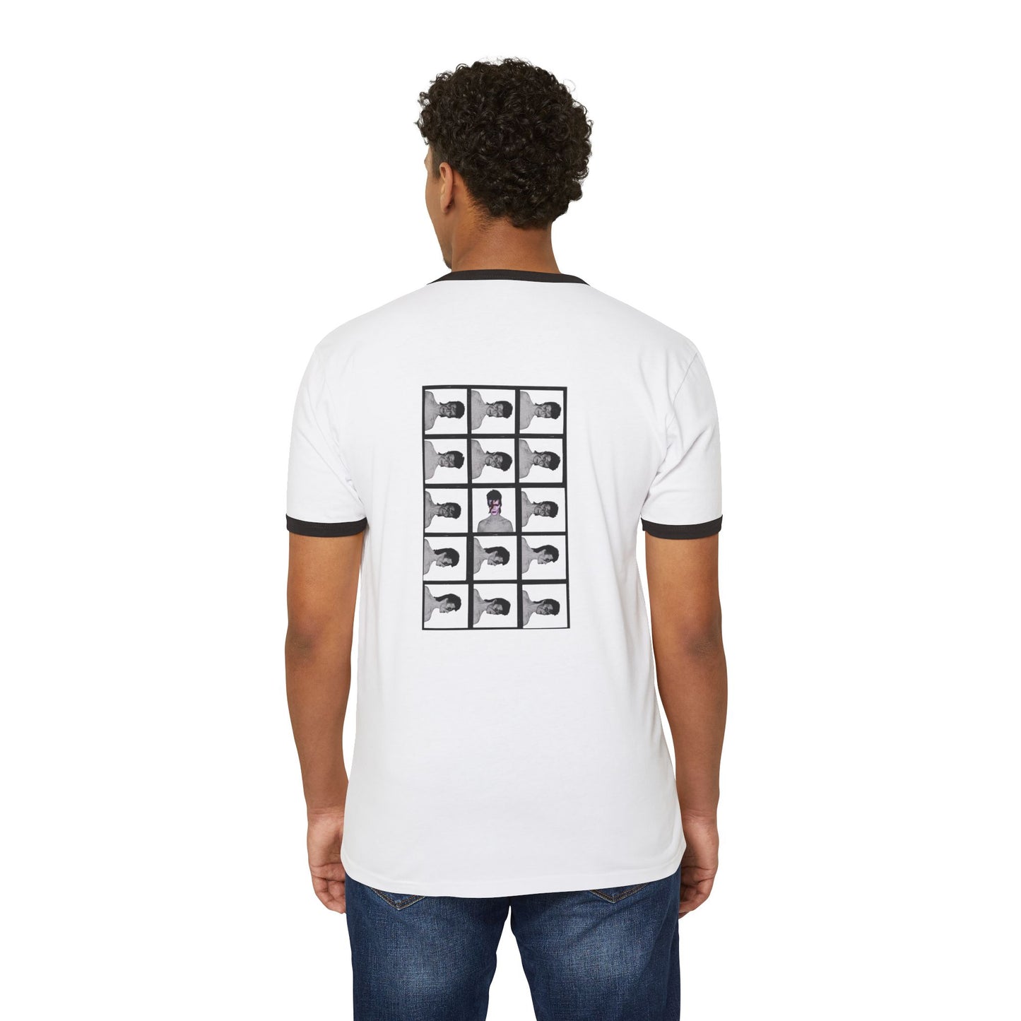 David Bowie 70's era double sided ringer T-Shirt