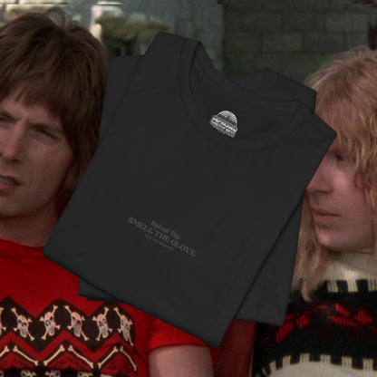 Spinal Tap Smell The Glove none more black T-Shirt
