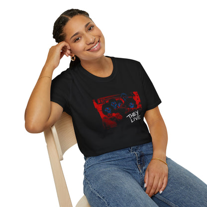 John Carpenter's They Live Aliens Conspire pop art T-Shirt