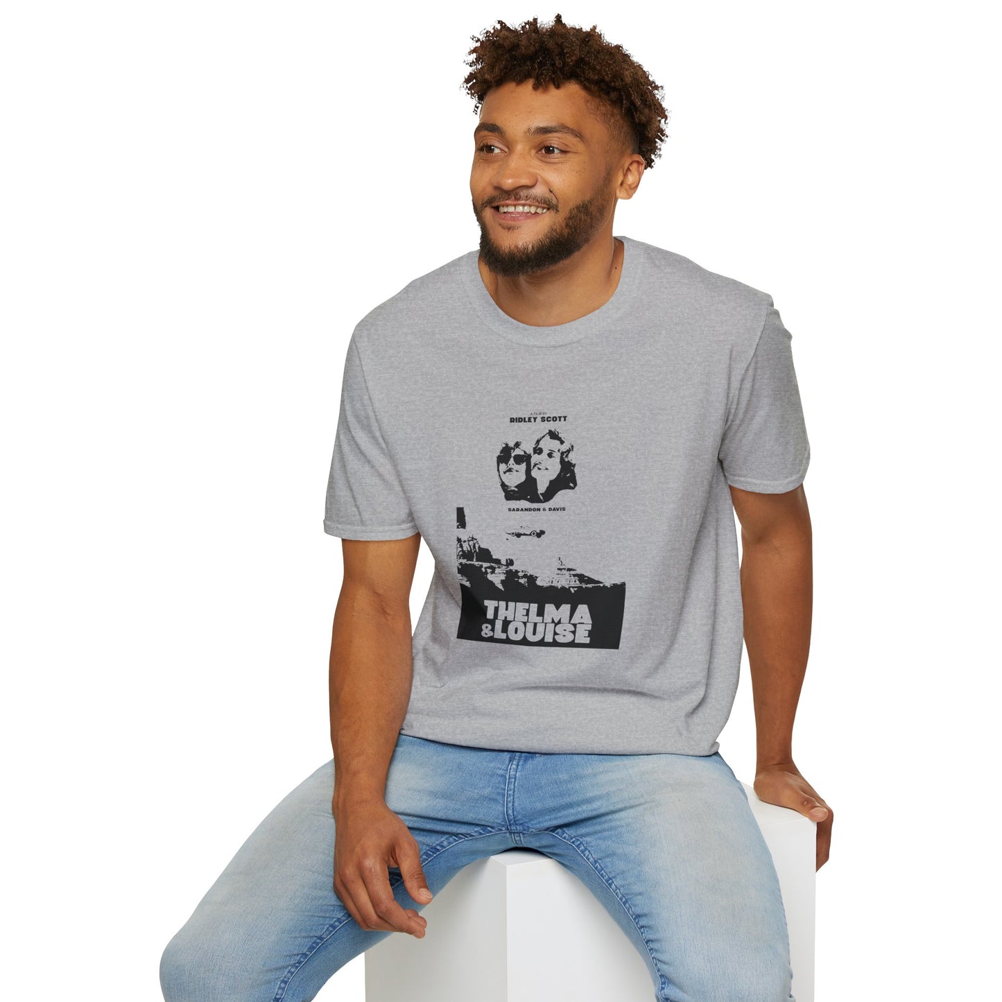 Thelma & Louise vintage movie poster T-Shirt yellow and gold