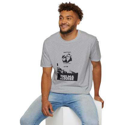 Thelma & Louise vintage movie poster T-Shirt yellow and gold