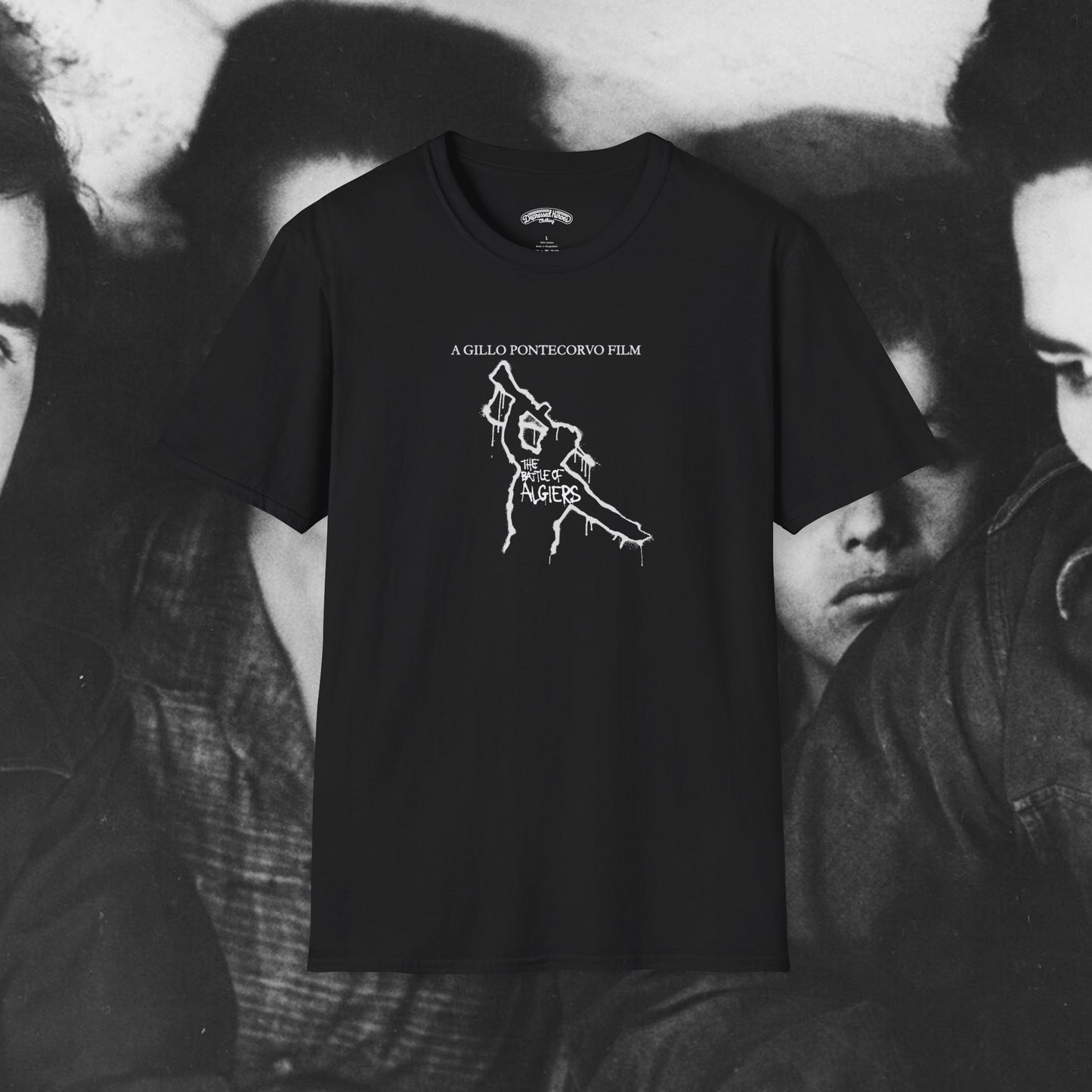 Rage Against the Machine meets The Battle of Algiers Movie T-Shirt — A Gillo Pontecorvo Film