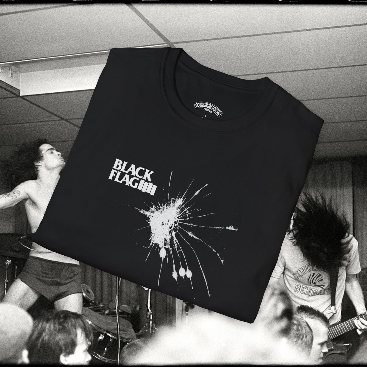 Black Flag Damaged T-Shirt