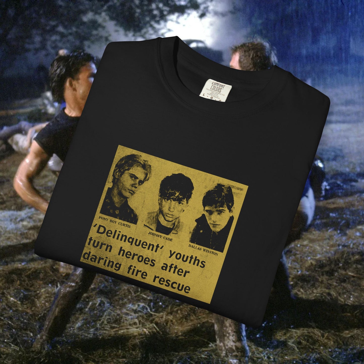 The Outsiders 'Delinquent Youth' double sided T-Shirt