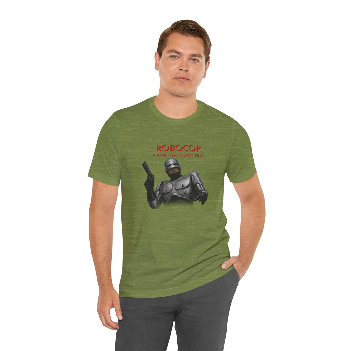 Robocop meets Queen News of the World album green T-Shirt
