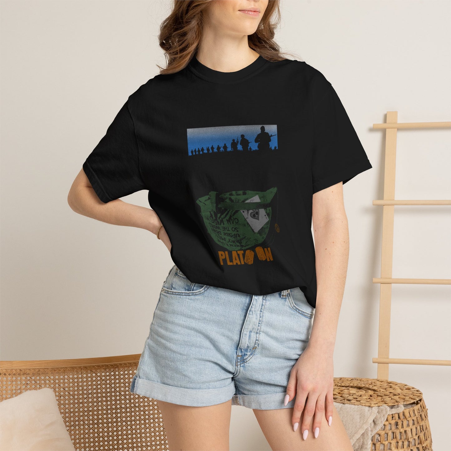 Platoon Vietnam film T-shirt Oliver Stone