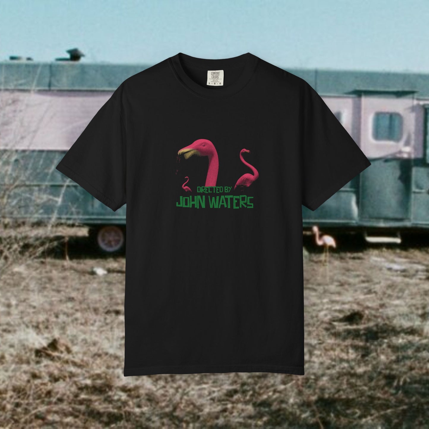 Directed by John Waters T-Shirt | Pink Flamingos graphic tee