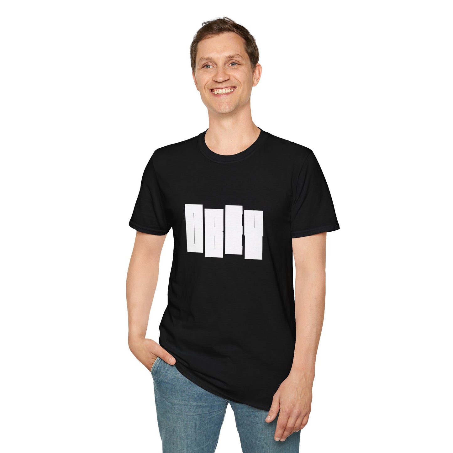 Black Flag OBEY logo t-shirt
